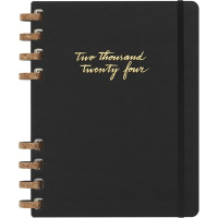 Spiralny kalendarz MOLESKINE Solar czarny