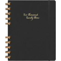 Spiralny kalendarz MOLESKINE Solar czarny