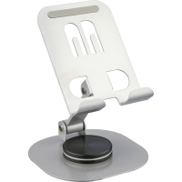 Stojak na telefon srebrny