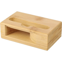 Stojak na telefon brązowy