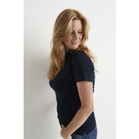 STRETCH PIQUE POLO WOMAN