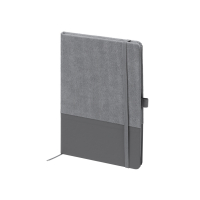 SULY - Notatnik a5, okładka ze sztruksu i skóry PU