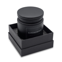 Świeca zapachowa Sandalwood, czarny