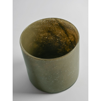 Świecznik CALORE M, kalamata zielony