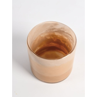 Świecznik CALORE M, morelowy/brzoskwiniowy/beżowy