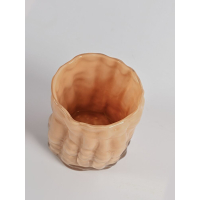 Świecznik LARANNE M, brzoskwiniowy