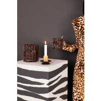 Świecznik LARANNE S, brązowy