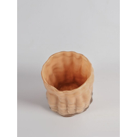 Świecznik LARANNE S, brzoskwiniowy