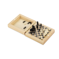 Szachy drewniane ILDE naturalny