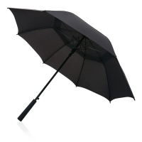 Sztormowy parasol automatyczny 23" Swiss Peak Tornado czarny