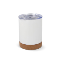 T-ceramic Kubek termiczny z pokrywką Lena 350ml, biały