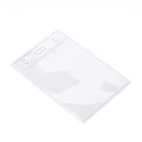 TABOR - Przezroczysty uchwyt na plakietkę wykonany z PCV