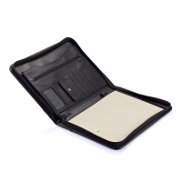 Teczka konferencyjna i notatnik A4 Essential czarny