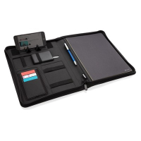 Teczka konferencyjna, power bank 5000 mAh szary