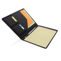 Teczka konferencyjna rPET ok. A4 z notatnikiem szary