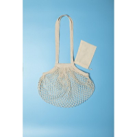 Torba bawełniana na zakupy z pokrowcem, składana neutralny