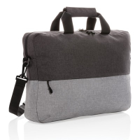 Torba na laptopa 15,6" rPET Duo Color, ochrona RFID szary