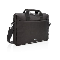 Torba na laptopa 15,6" Swiss Peak, ochrona RFID czarny
