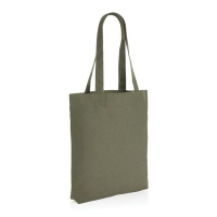 Torba na zakupy AWARE™, bawełna z recyklingu zielony