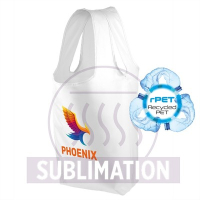 Torba na zakupy RPET, składana | Damian biały