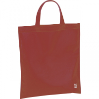 Torba non-woven z krótkimi uszami 80g/m2, bordowy