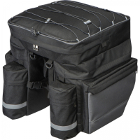 Torba rowerowa, czarny