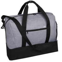 Torba sportowa, podróżna, ochrona RFID szary