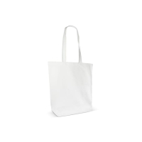 Torba z bawełny organicznej długa 270g/m² 42x12x43 cm, biały