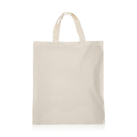 Torba z krótkimi rączkami, 100% bawełny 95 g/m2 / Shorthandle