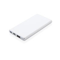 Ultra szybki power bank 5000 mAh biały