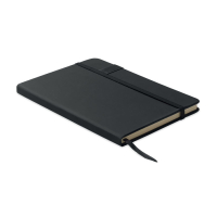 USBNOTE - Notebook A5 z portem USB, Czarny