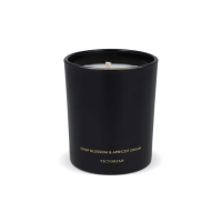 Victorian Świeca o Świeżym Kwiatowym Zapachu i Kremie z Moreli, czarny