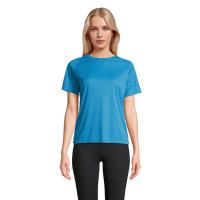 VORTEX WOMEN - VORTEX WOMEN RAGLAN T-SHIRT, Aqua