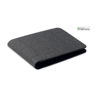 WALL - Portfel PU z anti-loss, Czarny