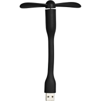 Wiatrak USB do komputera czarny