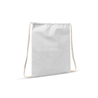 Worek plecak bawełniany OEKO-TEX® 35x45cm, biały