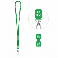 Wydrukowana próbka Lanyard TUBE JACQUARD Long (Ø 7 mm)