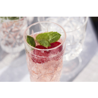 WYSOKIE SZKLANKI/KIELISZKI PIKNIKOWE, 4-pak