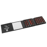 Wzornik długopis czerwony czarny