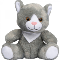Zabawka pluszowy kotek, szary