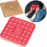 Zabawka push bubble pop-it, czerwony