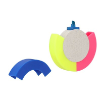 Zakreślacz "koło" ze słomy pszenicznej beżowy