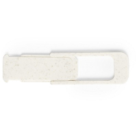 Zasłona na kamerę internetową ze słomy pszenicznej neutralny