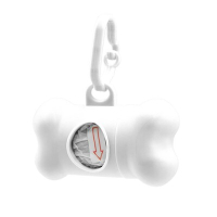 Zasobnik z woreczkami na psie odchody | Zoga biały