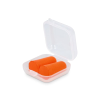 Zatyczki do uszu z pianki PU, zgodne z normą EN 352-2, SNR 37 dB, pomarańczowy