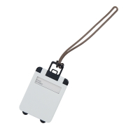 Zawieszka do bagażu biały