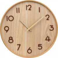 Zegar ścienny, beżowy