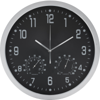 Zegar ścienny CrisMa MALCOLM, czarny