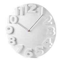 Zegar ścienny MAURO biały