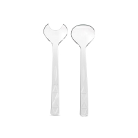 Zestaw 2 serwerów piknikowych do sałatek Sagaform Akryl, transparentny